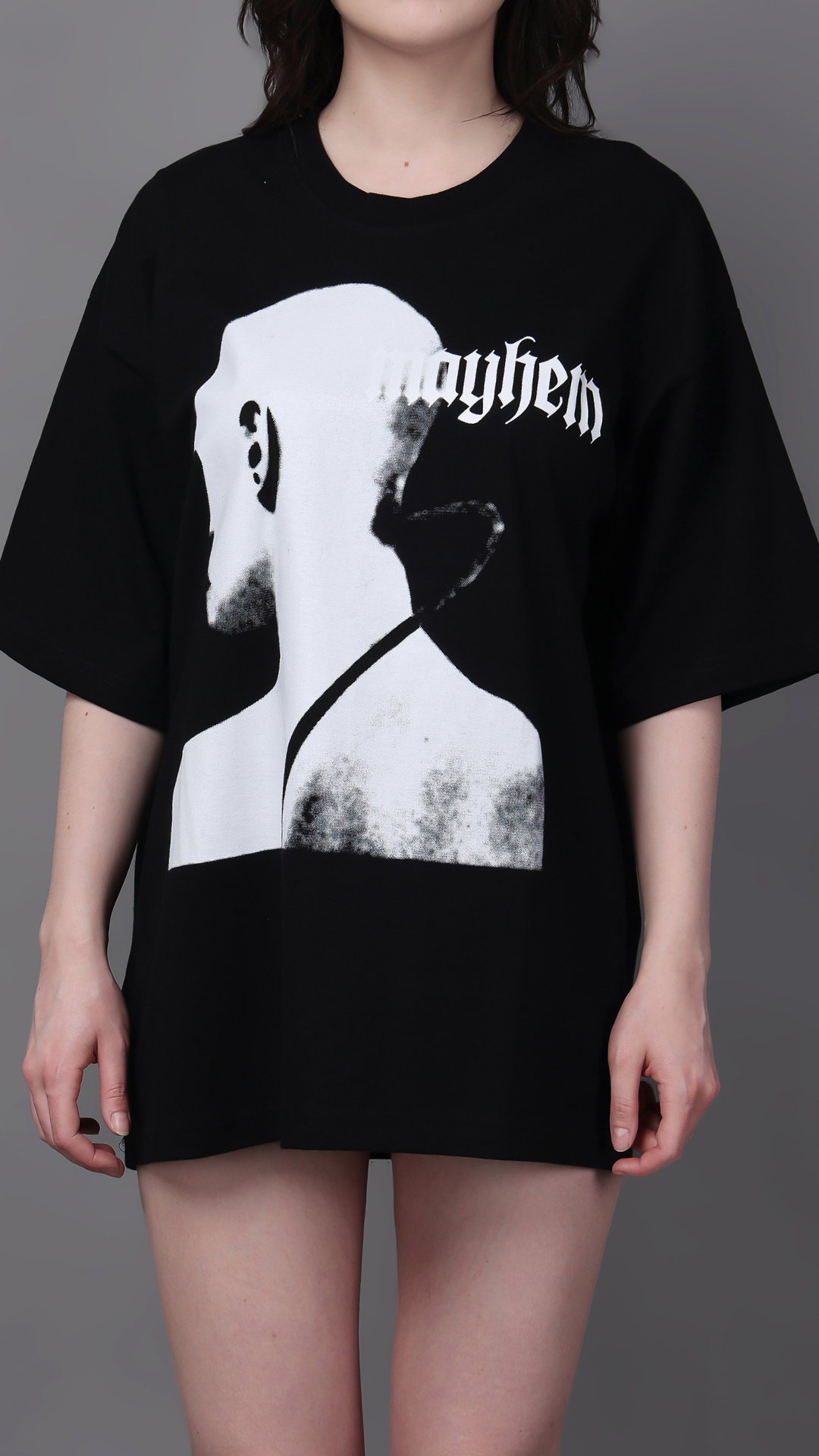 Graphic Print Oversized Tee