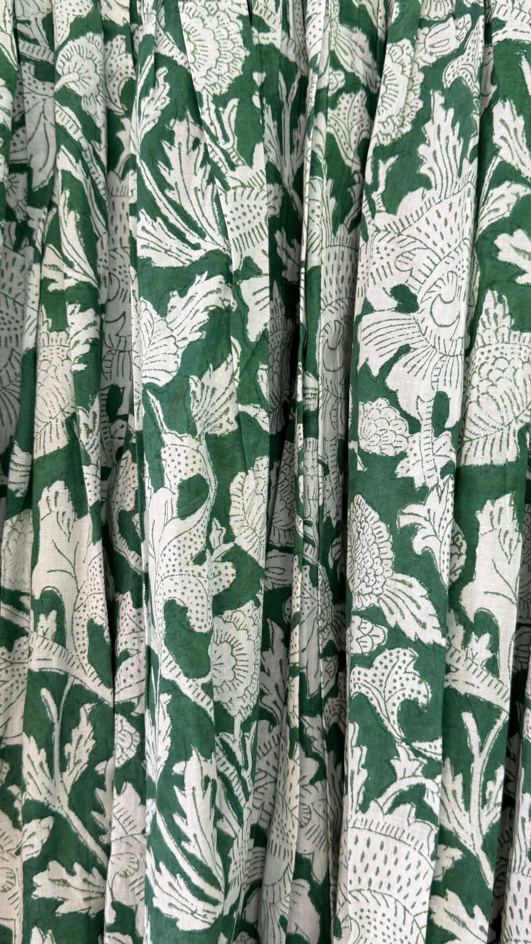 Green Enchanted Meadow Midi Dress
