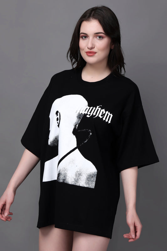 Graphic Print Oversized Tee