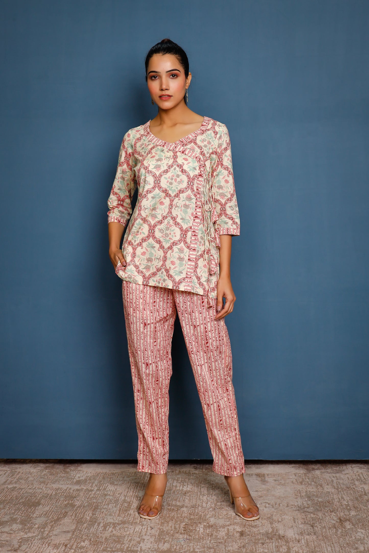 Vibrant Indi Floral Print Co-ord Set