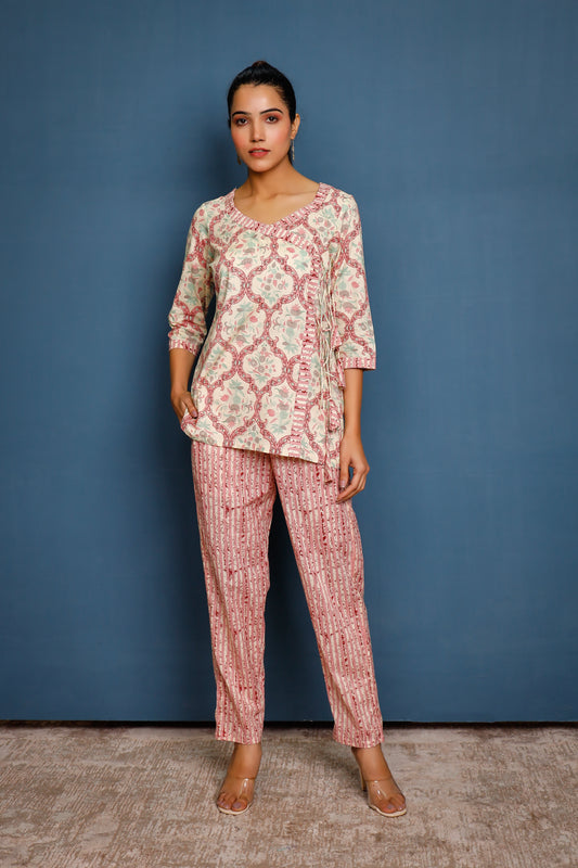 Vibrant Indi Floral Print Co-ord Set